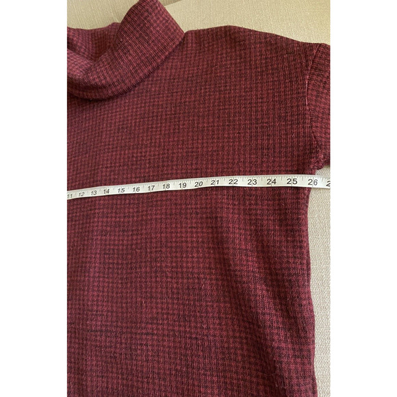 Columbia Pullover Fleece Sweatshirt Womens XL Red wBlack Checked Fleece Sweater - Picture 9 of 13